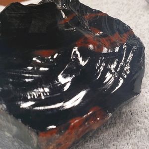 Obsidian / Red Jasper